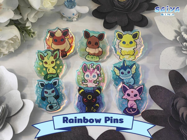 Eeveelution Pins